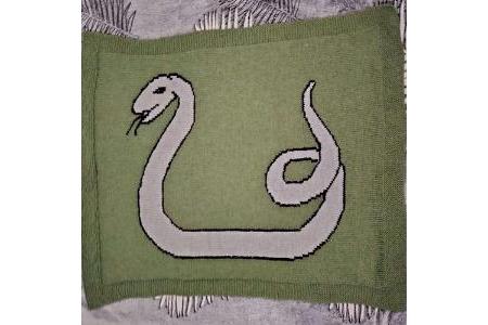 plaid jacquard serpent