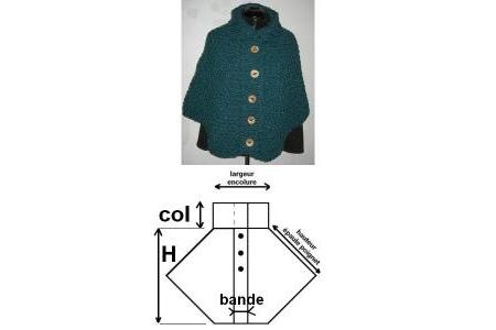 Chauffe épaule façon poncho