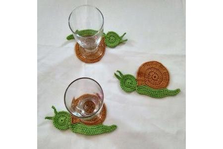 sous verres escargots