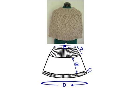 Chauffe épaules avec point fantaisie