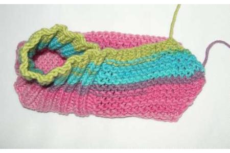 chaussons mousse et côtes