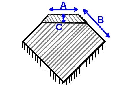 Poncho carré col retombant