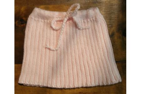 jupe layette style plissée