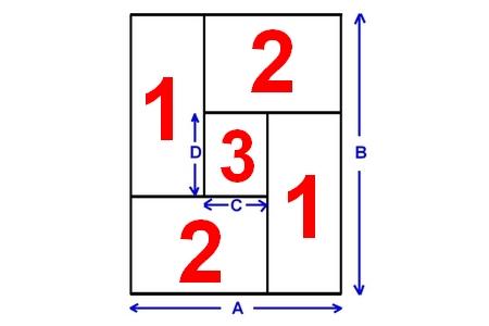 couvre lit en 5 morceaux