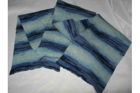 Echarpe côtes 2/2 en Angela