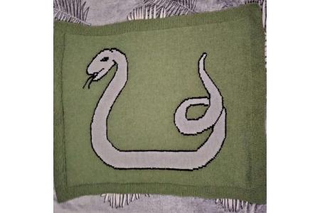 plaid jacquard serpent