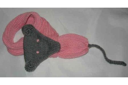 Echarpe enfant petite souris