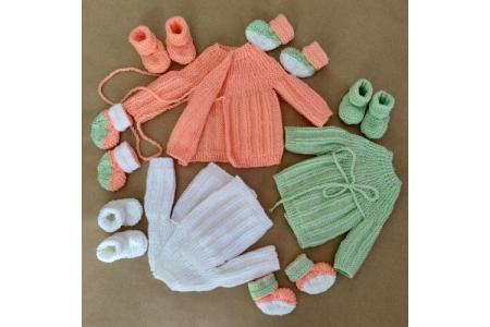 Explications brassières et chaussons naissance