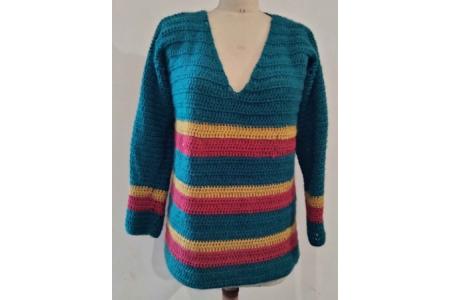 pull col V en brides