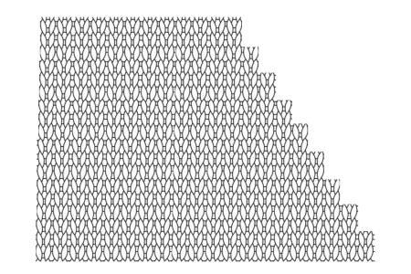 CALCUL - répartir des diminutions le long de plusieurs rangs