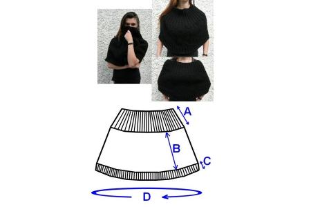 chauffe épaules point de blé et côtes 2x2