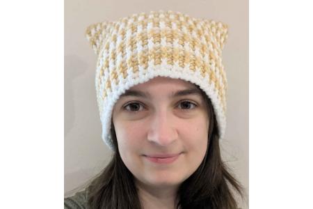 Bonnet carré au crochet