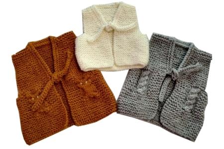 doudoune au point mousse