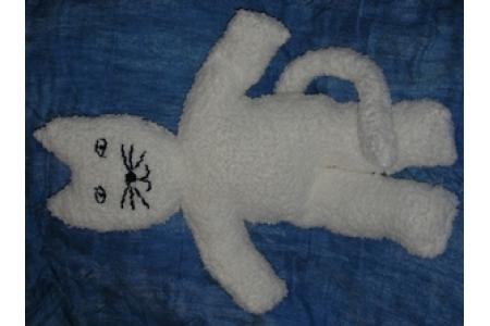peluche chat en tendresse
