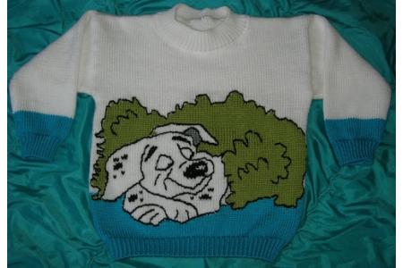 pull enfant dalmatien