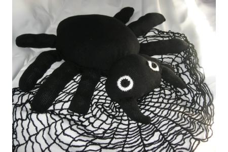 coussin araignée spécial halloween